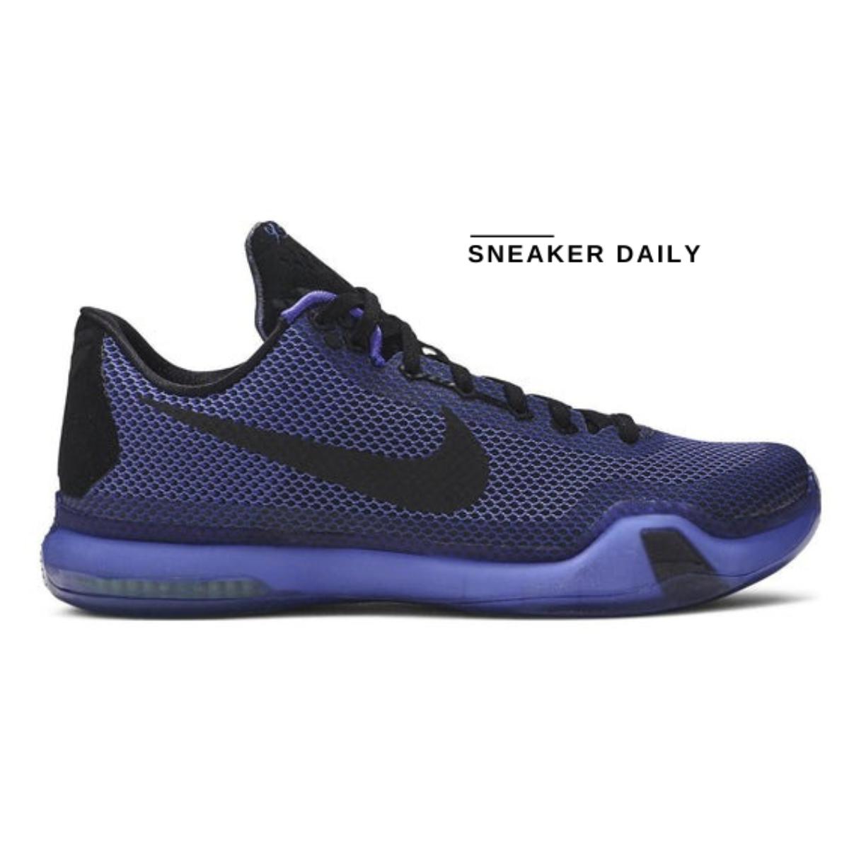 Giày Nike Kobe 10 Blackout 705317-005 - Ảnh 2