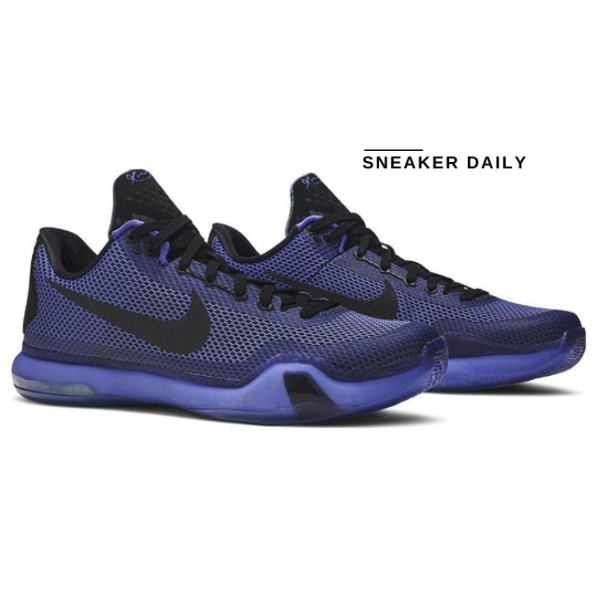 Giày Nike Kobe 10 Blackout 705317-005 - Ảnh 3