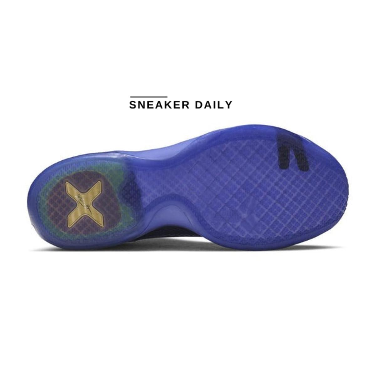 Giày Nike Kobe 10 Blackout 705317-005 - Ảnh 5