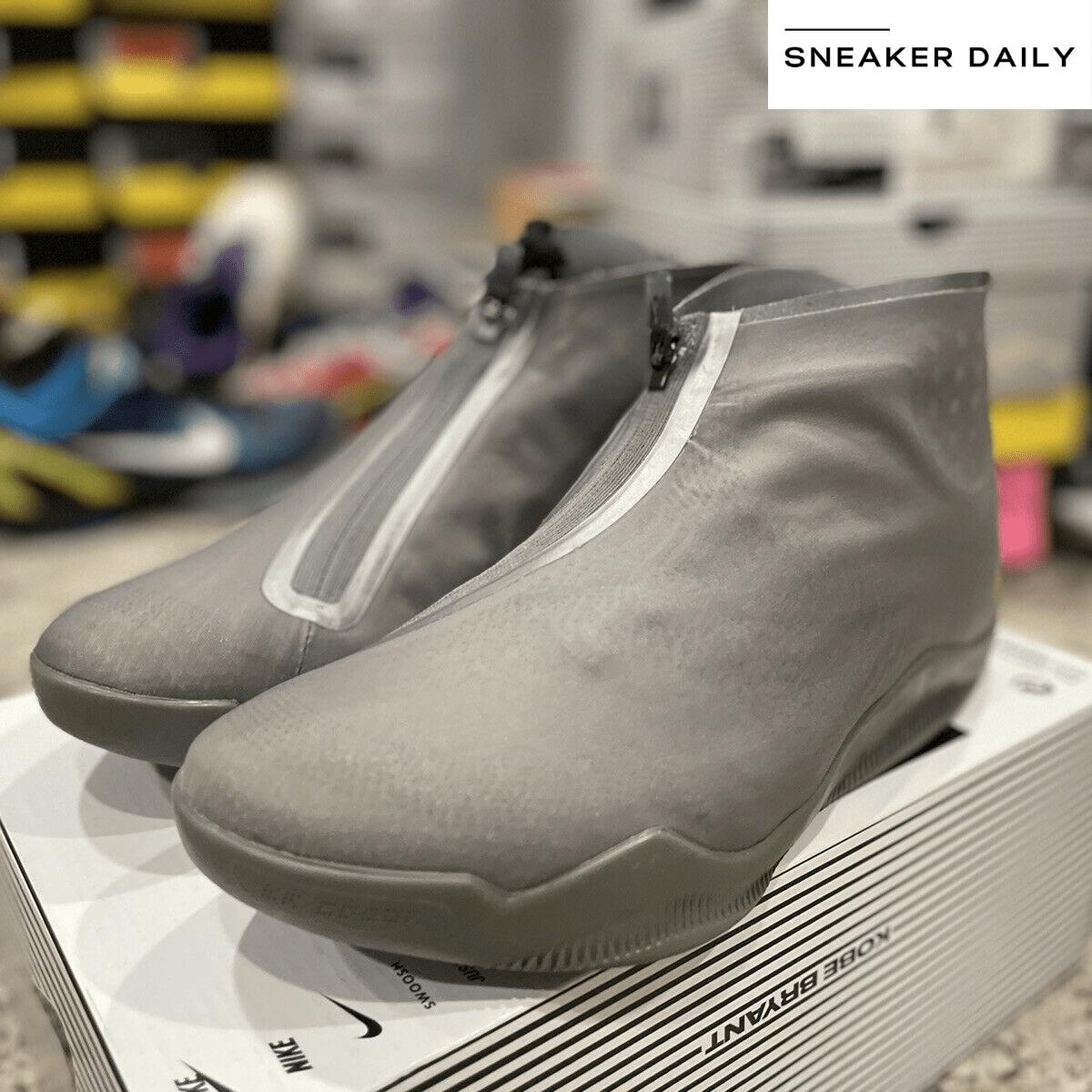 Giày Nike Kobe 11 ALT Tumbled Grey 880463-079 - Ảnh 6