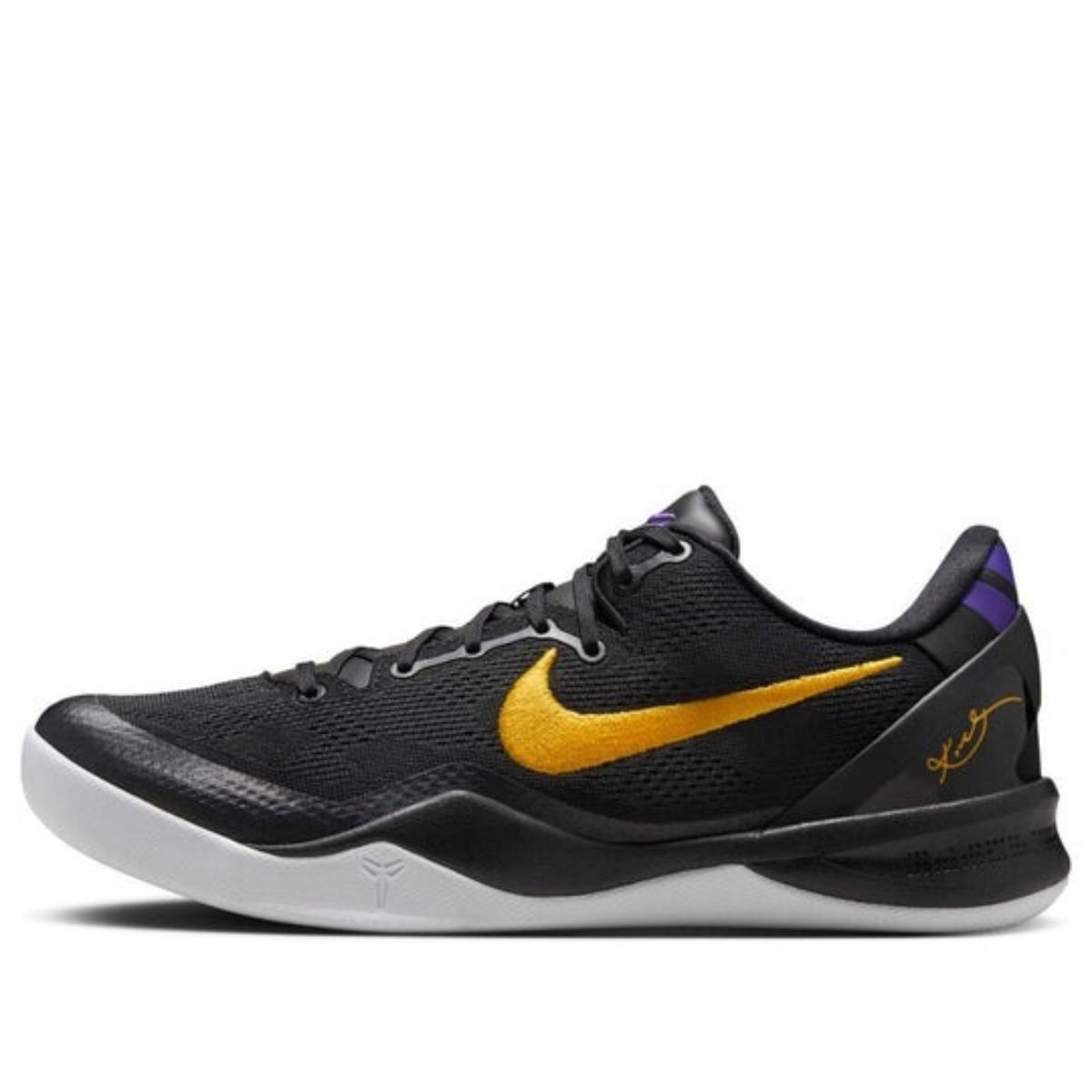 Giày Nike Kobe 8 Protro Lakers Away HF9550-001 phối màu đen tím vàng