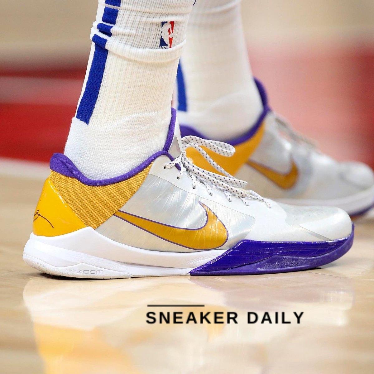 Giày Nike Zoom Kobe 5 Lakers Home 386429-102 - Ảnh 5